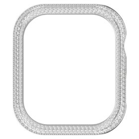 Λαμπερή θήκη για Apple Watch® Series 7, 41 mm, ασημί απόχρωση