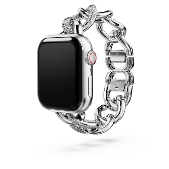 Λουράκι αλυσίδας για Apple Watch® 40 mm & 41 mm, ασημί απόχρωση, ανοξείδωτο ατσάλι Λουράκι αλυσίδας για Apple Watch® 40 mm & 41 mm, ασημί απόχρωση, ανοξείδωτο ατσάλι