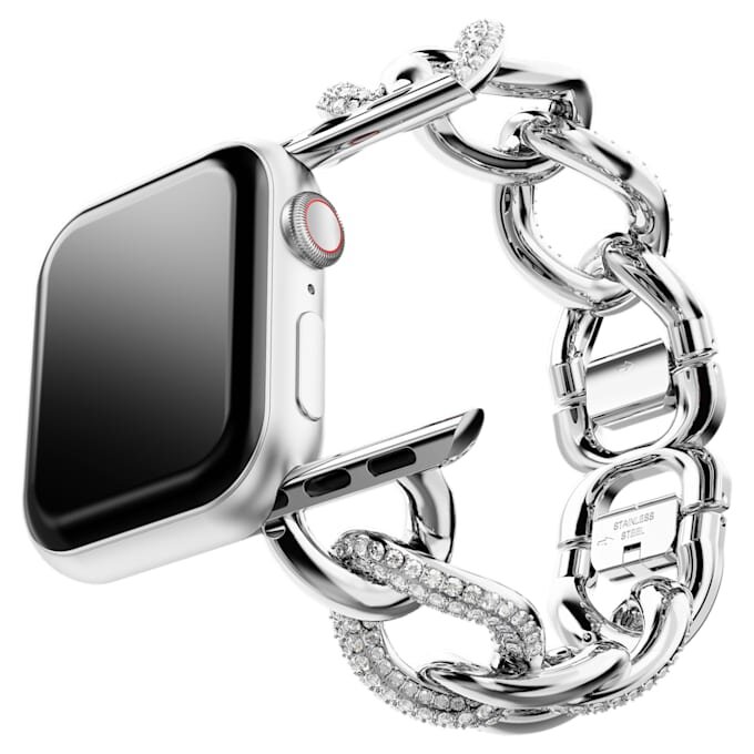 Λουράκι αλυσίδας για Apple Watch® 40 mm & 41 mm, ασημί απόχρωση, ανοξείδωτο ατσάλι Λουράκι αλυσίδας για Apple Watch® 40 mm & 41 mm, ασημί απόχρωση, ανοξείδωτο ατσάλι