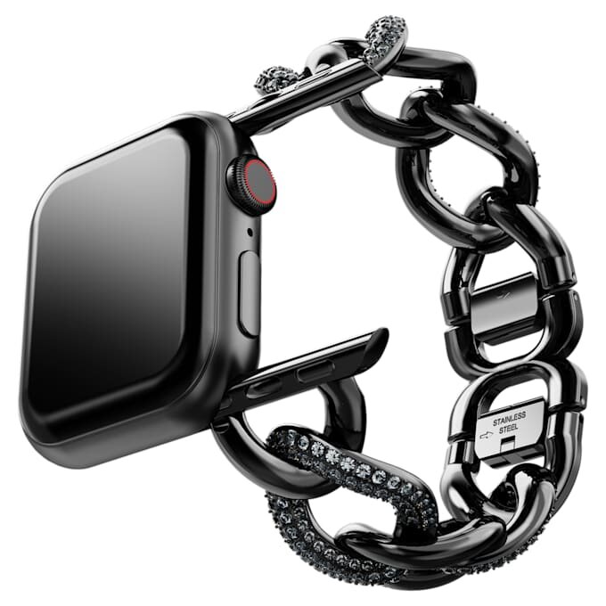 Λουράκι αλυσίδας για Apple Watch® 40 mm & 41 mm, μαύρο, μαύρο φινίρισμα Λουράκι αλυσίδας για Apple Watch® 40 mm & 41 mm, μαύρο, μαύρο φινίρισμα