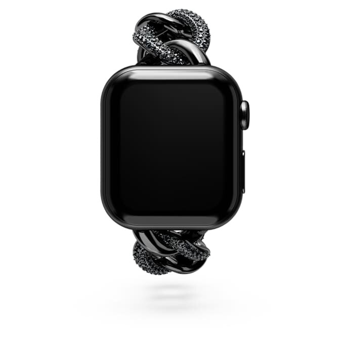 Λουράκι αλυσίδας για Apple Watch® 40 mm & 41 mm, μαύρο, μαύρο φινίρισμα Λουράκι αλυσίδας για Apple Watch® 40 mm & 41 mm, μαύρο, μαύρο φινίρισμα