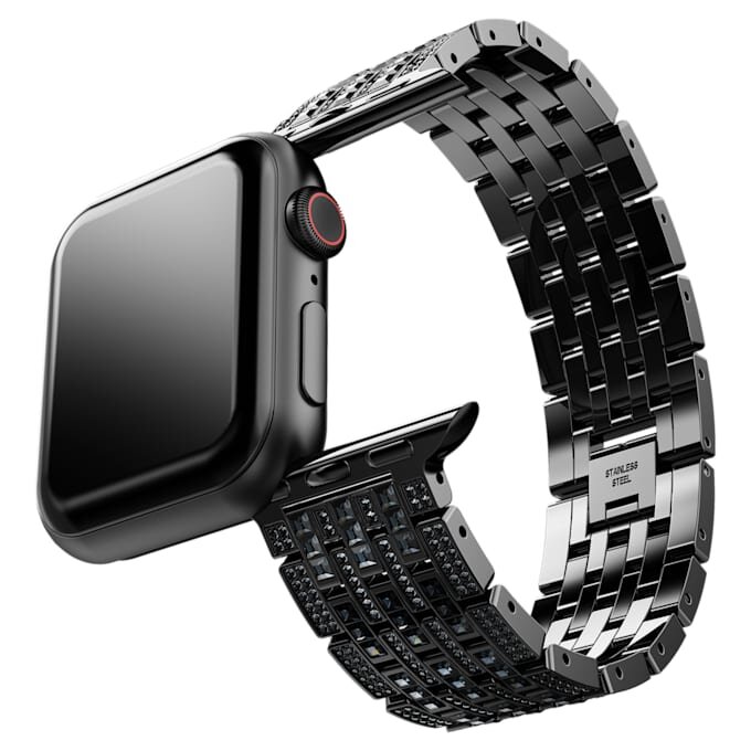 Λουράκι Princess για Apple Watch® 40 mm & 41 mm, μαύρο, μαύρο φινίρισμα Λουράκι Princess για Apple Watch® 40 mm & 41 mm, μαύρο, μαύρο φινίρισμα