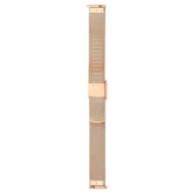 Λουράκι ρολογιού πλάτους 13 mm (0,51″), μεταλλικό, χρώμα ροζ χρυσού, φινίρισμα σε απόχρωση ροζ χρυσού