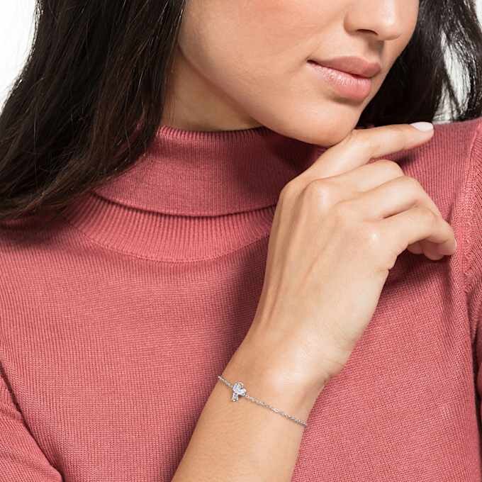 Μαγικό βραχιόλι «Άγγελος», μπλε, επιροδιωμένο Μαγικό βραχιόλι «Άγγελος», μπλε, επιροδιωμένο