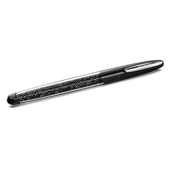 Μαύρο στυλό rollerball Crystalline, επιχρωμιωμένο Μαύρο στυλό rollerball Crystalline, επιχρωμιωμένο