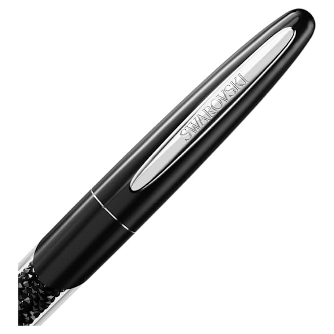 Μαύρο στυλό rollerball Crystalline, επιχρωμιωμένο Μαύρο στυλό rollerball Crystalline, επιχρωμιωμένο