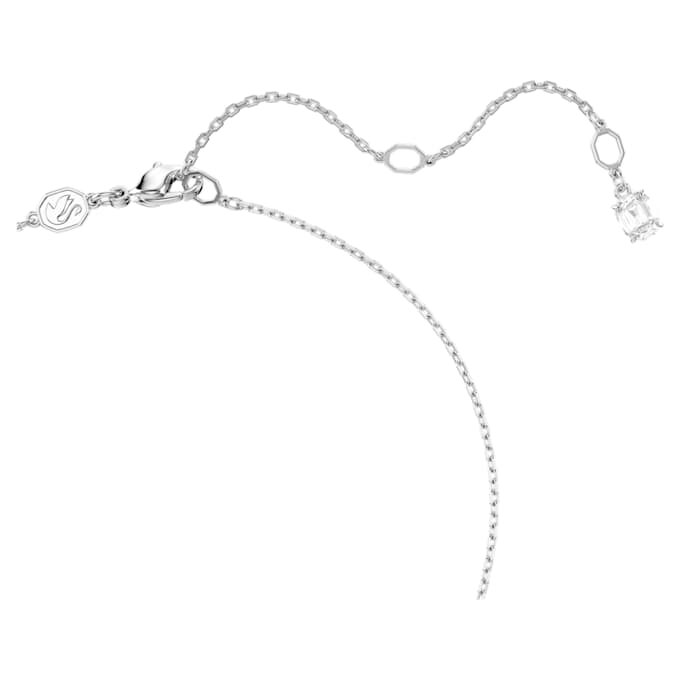 Μενταγιόν Ariana Grande X Swarovski με μικτή κοπή, καρδιά, λευκό, επιμεταλλωμένο με ρόδιο Μενταγιόν Ariana Grande X Swarovski με μικτή κοπή, καρδιά, λευκό, επιμεταλλωμένο με ρόδιο