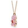 Μενταγιόν αρκουδάκι, ροζ, επιχρυσωμένο σε απόχρωση ροζ χρυσού Μενταγιόν αρκουδάκι, ροζ, επιχρυσωμένο σε απόχρωση ροζ χρυσού