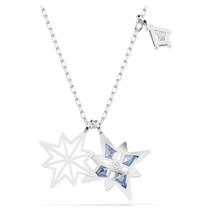 Μενταγιόν Symbolica Star, Μπλε, Επιροδιωμένο Μενταγιόν Symbolica Star, Μπλε, Επιροδιωμένο