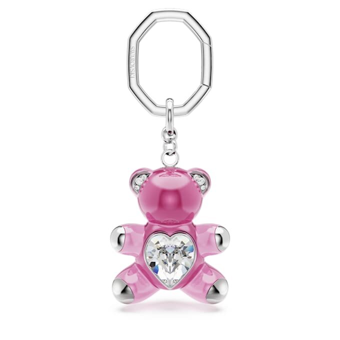 Μπρελόκ Teddy Bear, ροζ, επιροδιωμένο Μπρελόκ Teddy Bear, ροζ, επιροδιωμένο