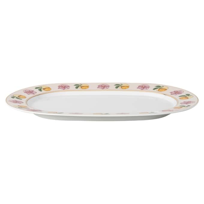 Πιατέλα Idyllia από πορσελάνη, μοτίβο Crystal Print, Lily Citron, μικρή, πολύχρωμη Πιατέλα Idyllia από πορσελάνη, μοτίβο Crystal Print, Lily Citron, μικρή, πολύχρωμη