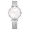 Ρολόι Clarica Swiss Made, μεταλλικό βραχιόλι, ασημί χρώμα, ανοξείδωτο ατσάλι Ρολόι Clarica Swiss Made, μεταλλικό βραχιόλι, ασημί χρώμα, ανοξείδωτο ατσάλι
