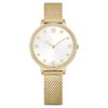 Ρολόι Clarica Swiss Made, μεταλλικό βραχιόλι, χρυσό χρώμα, φινίρισμα χρυσού χρώματος Ρολόι Clarica Swiss Made, μεταλλικό βραχιόλι, χρυσό χρώμα, φινίρισμα χρυσού χρώματος