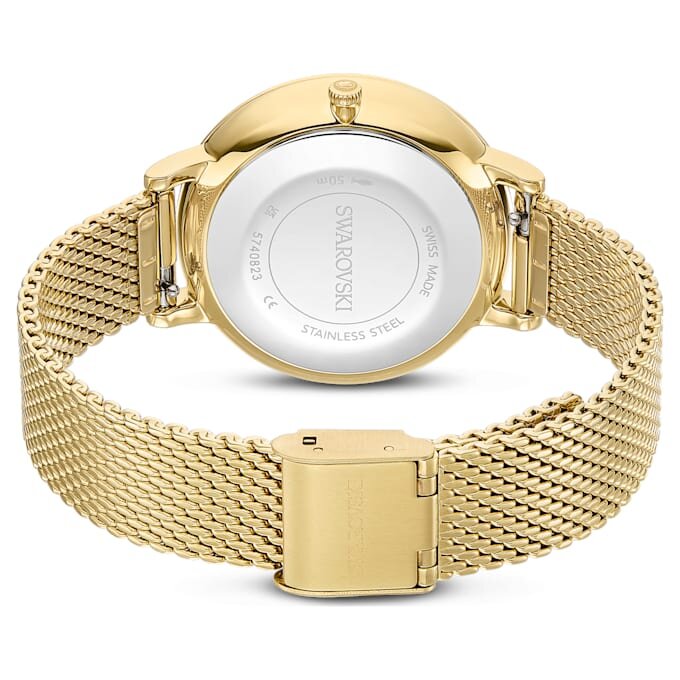 Ρολόι Clarica Swiss Made, μεταλλικό βραχιόλι, χρυσό χρώμα, φινίρισμα χρυσού χρώματος Ρολόι Clarica Swiss Made, μεταλλικό βραχιόλι, χρυσό χρώμα, φινίρισμα χρυσού χρώματος