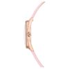 Ρολόι Crystalline Aura Swiss Made, δερμάτινο λουράκι, ροζ, φινίρισμα σε απόχρωση ροζ χρυσού Ρολόι Crystalline Aura Swiss Made, δερμάτινο λουράκι, ροζ, φινίρισμα σε απόχρωση ροζ χρυσού