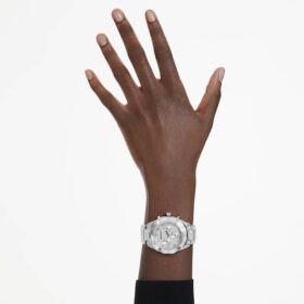 Ρολόι Dextera Lux Swiss Made, μεταλλικό βραχιόλι, ασημί απόχρωση, ανοξείδωτο ατσάλι