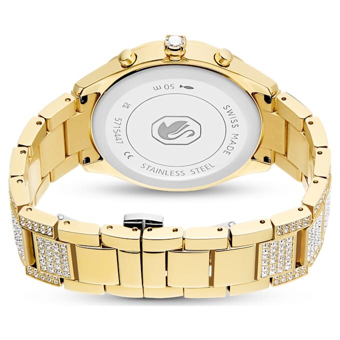 Ρολόι Dextera Lux Swiss Made, μεταλλικό βραχιόλι, χρυσό χρώμα, φινίρισμα χρυσού χρώματος Ρολόι Dextera Lux Swiss Made, μεταλλικό βραχιόλι, χρυσό χρώμα, φινίρισμα χρυσού χρώματος