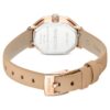 Ρολόι Dextera Octagon Swiss Made, δερμάτινο λουράκι, καφέ, φινίρισμα σε απόχρωση ροζ χρυσού Ρολόι Dextera Octagon Swiss Made, δερμάτινο λουράκι, καφέ, φινίρισμα σε απόχρωση ροζ χρυσού