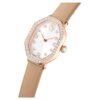 Ρολόι Dextera Octagon Swiss Made, δερμάτινο λουράκι, καφέ, φινίρισμα σε απόχρωση ροζ χρυσού Ρολόι Dextera Octagon Swiss Made, δερμάτινο λουράκι, καφέ, φινίρισμα σε απόχρωση ροζ χρυσού
