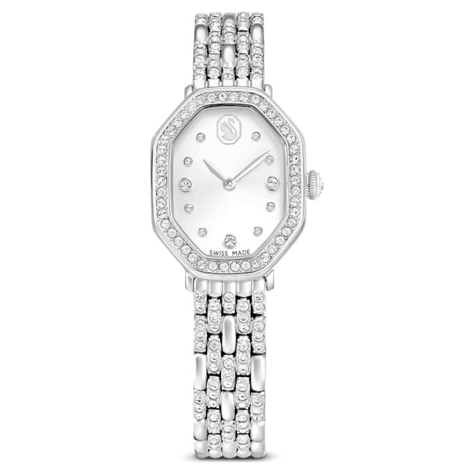 Ρολόι Dextera Octagon Swiss Made, μεταλλικό βραχιόλι, ασημί απόχρωση, ανοξείδωτο ατσάλι Ρολόι Dextera Octagon Swiss Made, μεταλλικό βραχιόλι, ασημί απόχρωση, ανοξείδωτο ατσάλι
