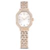 Ρολόι Dextera Octagon Swiss Made, μεταλλικό βραχιόλι, χρυσό χρώμα, φινίρισμα σε ροζ χρυσό