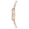 Ρολόι Dextera Octagon Swiss Made, μεταλλικό βραχιόλι, χρυσό χρώμα, φινίρισμα σε ροζ χρυσό