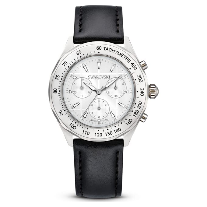 Ρολόι Dextera Tachymetre Swiss Made, δερμάτινο λουράκι, ασημί απόχρωση, ανοξείδωτο ατσάλι Ρολόι Dextera Tachymetre Swiss Made, δερμάτινο λουράκι, ασημί απόχρωση, ανοξείδωτο ατσάλι