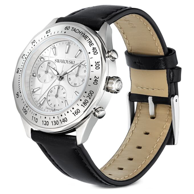 Ρολόι Dextera Tachymetre Swiss Made, δερμάτινο λουράκι, ασημί απόχρωση, ανοξείδωτο ατσάλι Ρολόι Dextera Tachymetre Swiss Made, δερμάτινο λουράκι, ασημί απόχρωση, ανοξείδωτο ατσάλι