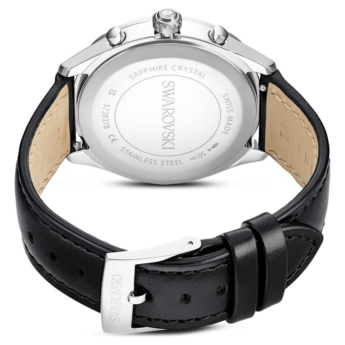 Ρολόι Dextera Tachymetre Swiss Made, δερμάτινο λουράκι, ασημί απόχρωση, ανοξείδωτο ατσάλι Ρολόι Dextera Tachymetre Swiss Made, δερμάτινο λουράκι, ασημί απόχρωση, ανοξείδωτο ατσάλι
