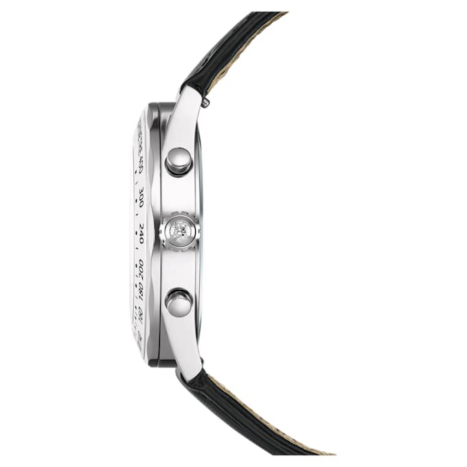 Ρολόι Dextera Tachymetre Swiss Made, δερμάτινο λουράκι, ασημί απόχρωση, ανοξείδωτο ατσάλι Ρολόι Dextera Tachymetre Swiss Made, δερμάτινο λουράκι, ασημί απόχρωση, ανοξείδωτο ατσάλι