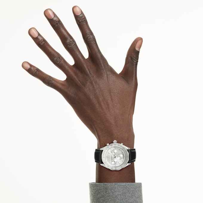 Ρολόι Dextera Tachymetre Swiss Made, δερμάτινο λουράκι, ασημί απόχρωση, ανοξείδωτο ατσάλι Ρολόι Dextera Tachymetre Swiss Made, δερμάτινο λουράκι, ασημί απόχρωση, ανοξείδωτο ατσάλι