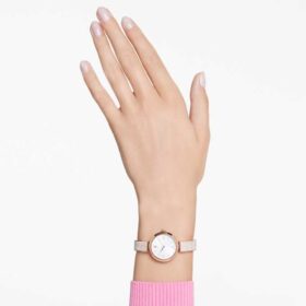 Ρολόι Illumina Swiss Made, μεταλλικό βραχιόλι, χρώμα ροζ χρυσού, φινίρισμα σε απόχρωση ροζ χρυσού