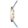 Ρολόι Imber Oval Swiss Made, δερμάτινο λουράκι, μπλε, φινίρισμα σε χρώμα σαμπάνιας-χρυσού Ρολόι Imber Oval Swiss Made, δερμάτινο λουράκι, μπλε, φινίρισμα σε χρώμα σαμπάνιας-χρυσού