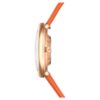 Ρολόι Imber Oval Swiss Made, δερμάτινο λουράκι, πορτοκαλί, φινίρισμα σε απόχρωση ροζ χρυσού Ρολόι Imber Oval Swiss Made, δερμάτινο λουράκι, πορτοκαλί, φινίρισμα σε απόχρωση ροζ χρυσού