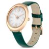Ρολόι Imber Oval Swiss Made, δερμάτινο λουράκι, πράσινο, φινίρισμα σε απόχρωση ροζ χρυσού Ρολόι Imber Oval Swiss Made, δερμάτινο λουράκι, πράσινο, φινίρισμα σε απόχρωση ροζ χρυσού