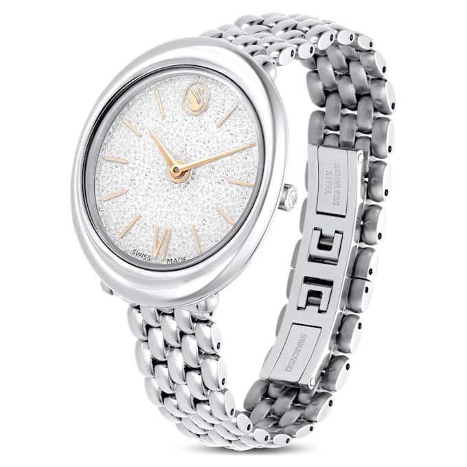 Ρολόι Imber Oval Swiss Made, μεταλλικό βραχιόλι, ασημί απόχρωση, ανοξείδωτο ατσάλι Ρολόι Imber Oval Swiss Made, μεταλλικό βραχιόλι, ασημί απόχρωση, ανοξείδωτο ατσάλι
