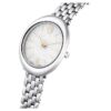 Ρολόι Imber Oval Swiss Made, μεταλλικό βραχιόλι, ασημί απόχρωση, ανοξείδωτο ατσάλι Ρολόι Imber Oval Swiss Made, μεταλλικό βραχιόλι, ασημί απόχρωση, ανοξείδωτο ατσάλι