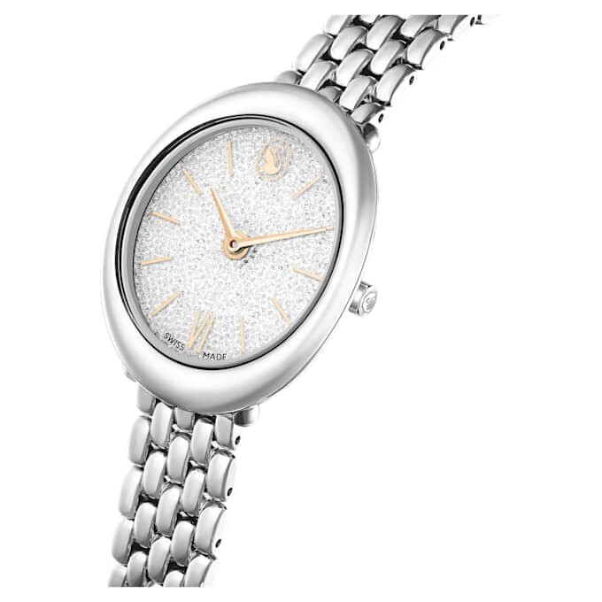 Ρολόι Imber Oval Swiss Made, μεταλλικό βραχιόλι, ασημί απόχρωση, ανοξείδωτο ατσάλι Ρολόι Imber Oval Swiss Made, μεταλλικό βραχιόλι, ασημί απόχρωση, ανοξείδωτο ατσάλι