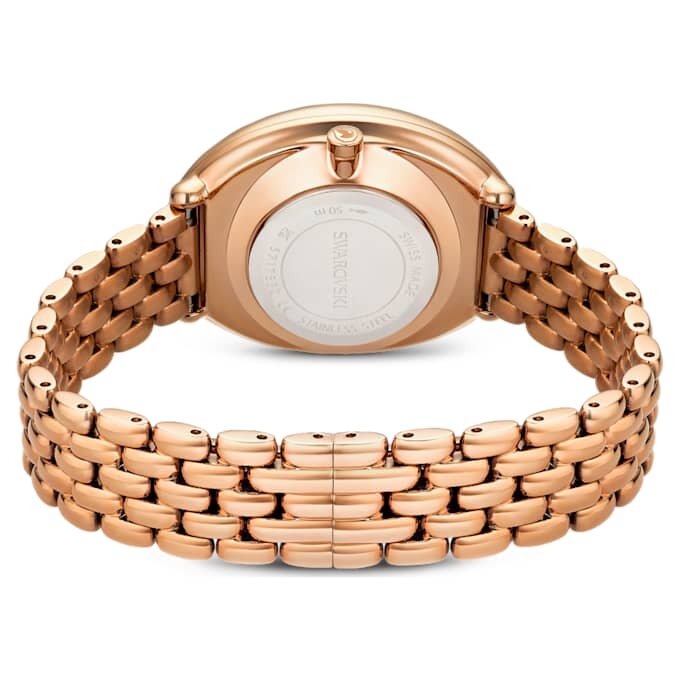Ρολόι Imber Oval Swiss Made, μεταλλικό βραχιόλι, χρυσό χρώμα, φινίρισμα ροζ χρυσού Ρολόι Imber Oval Swiss Made, μεταλλικό βραχιόλι, χρυσό χρώμα, φινίρισμα ροζ χρυσού