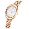 Ρολόι Imber Oval Swiss Made, μεταλλικό βραχιόλι, χρυσό χρώμα, φινίρισμα ροζ χρυσού Ρολόι Imber Oval Swiss Made, μεταλλικό βραχιόλι, χρυσό χρώμα, φινίρισμα ροζ χρυσού
