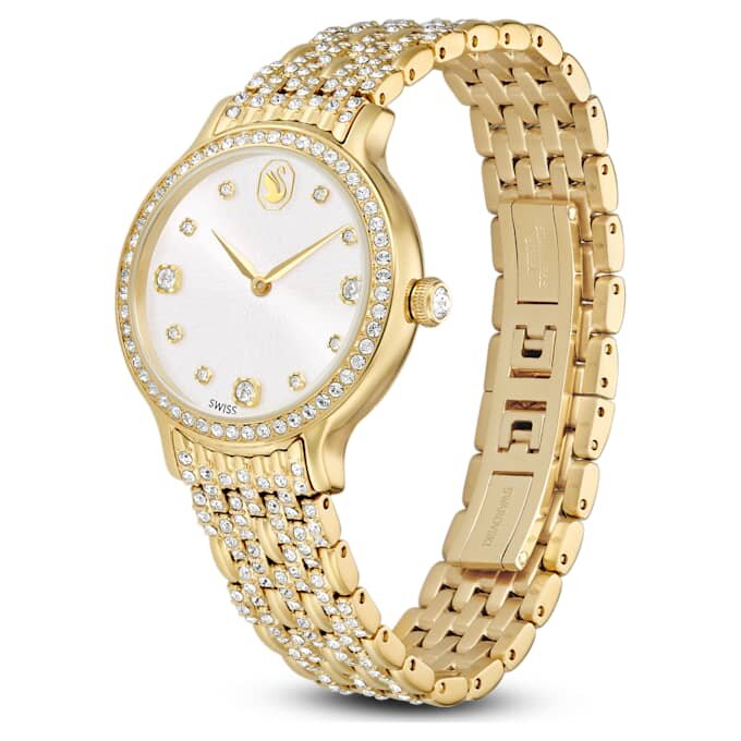 Ρολόι Imber Swiss Made, μεταλλικό βραχιόλι, χρυσό χρώμα, φινίρισμα χρυσού χρώματος Ρολόι Imber Swiss Made, μεταλλικό βραχιόλι, χρυσό χρώμα, φινίρισμα χρυσού χρώματος