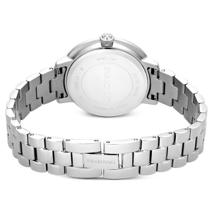 Ρολόι Matrix 3-Link Swiss Made, μεταλλικό βραχιόλι, ασημί απόχρωση, ανοξείδωτο ατσάλι Ρολόι Matrix 3-Link Swiss Made, μεταλλικό βραχιόλι, ασημί απόχρωση, ανοξείδωτο ατσάλι