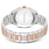 Ρολόι Matrix Date Swiss Made, μεταλλικό βραχιόλι, χρώμα ροζ χρυσού, φινίρισμα από μείγμα μετάλλων