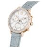Ρολόι Matrix Tennis Chrono Swiss Made, δερμάτινο λουράκι, γκρι, φινίρισμα χρώματος σαμπάνιας-χρυσού Ρολόι Matrix Tennis Chrono Swiss Made, δερμάτινο λουράκι, γκρι, φινίρισμα χρώματος σαμπάνιας-χρυσού