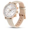 Ρολόι Matrix Tennis Chrono Swiss Made, δερμάτινο λουράκι, μπεζ, φινίρισμα σε απόχρωση ροζ χρυσού Ρολόι Matrix Tennis Chrono Swiss Made, δερμάτινο λουράκι, μπεζ, φινίρισμα σε απόχρωση ροζ χρυσού