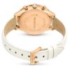 Ρολόι Octea Chrono Swiss Made, δερμάτινο λουράκι, λευκό, φινίρισμα σε απόχρωση ροζ χρυσού Ρολόι Octea Chrono Swiss Made, δερμάτινο λουράκι, λευκό, φινίρισμα σε απόχρωση ροζ χρυσού