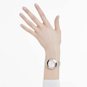 Ρολόι Octea Chrono Swiss Made, μεταλλικό βραχιόλι, χρώμα ροζ χρυσού, φινίρισμα από μείγμα μετάλλων