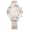Ρολόι Octea Chrono Swiss Made, μεταλλικό βραχιόλι, χρώμα ροζ χρυσού, φινίρισμα από μείγμα μετάλλων