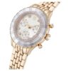 Ρολόι Octea Chrono Swiss Made, μεταλλικό βραχιόλι, χρυσό χρώμα, φινίρισμα σε χρώμα σαμπάνιας Ρολόι Octea Chrono Swiss Made, μεταλλικό βραχιόλι, χρυσό χρώμα, φινίρισμα σε χρώμα σαμπάνιας