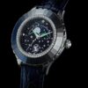 Ρολόι Octea Moon Swiss Made, Φεγγάρι, Δερμάτινο λουράκι, Μπλε, Ανοξείδωτο ατσάλι Ρολόι Octea Moon Swiss Made, Φεγγάρι, Δερμάτινο λουράκι, Μπλε, Ανοξείδωτο ατσάλι